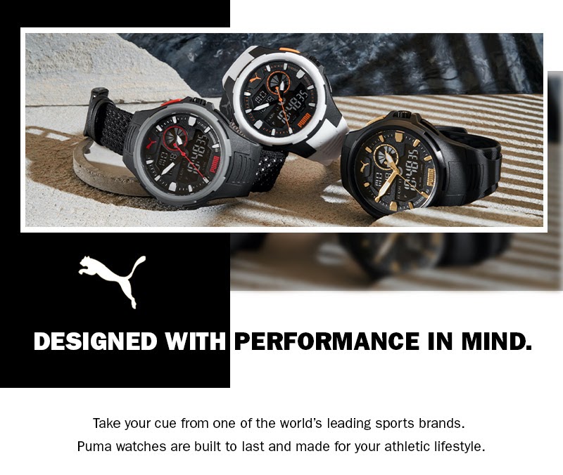 Designed With Performance In Mind – All-New Puma Watches