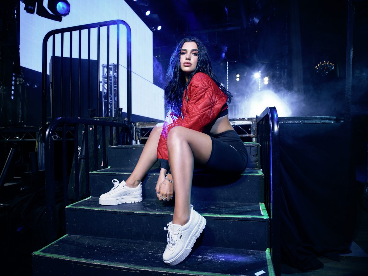 BACKSTAGE WITH DUA LIPA AND PUMA’S NEW ALL-WHITE MAYZE
