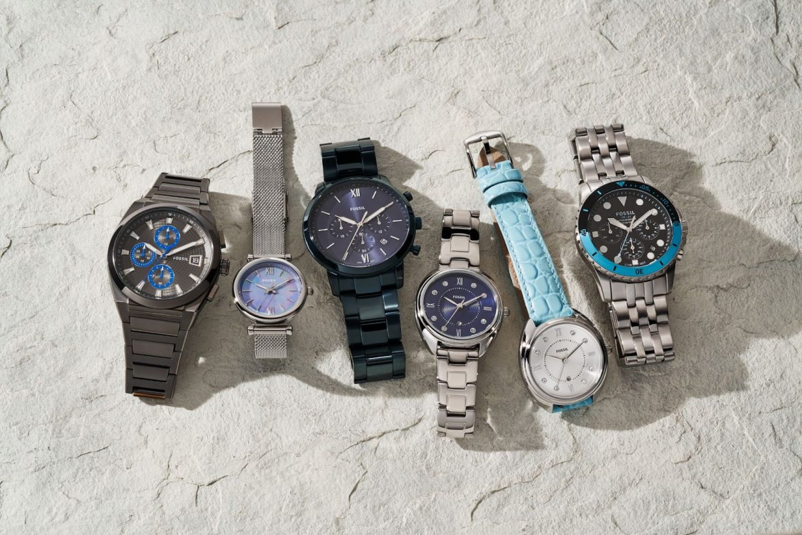 The Blue Crew – New Releases By Fossil Watches