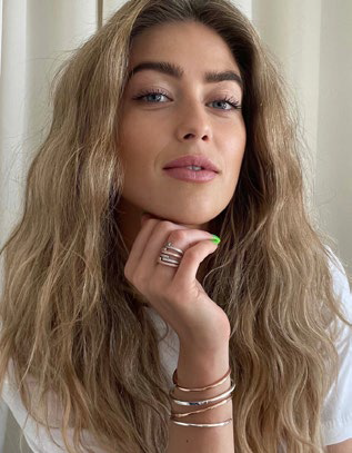 Emili Sindlev shares her favorite styles for the new Pandora Signature I-D bangles